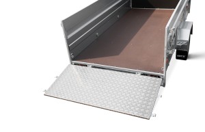Stark bakläm, med metallram, L=1.5m H=0.7m (N-serien)